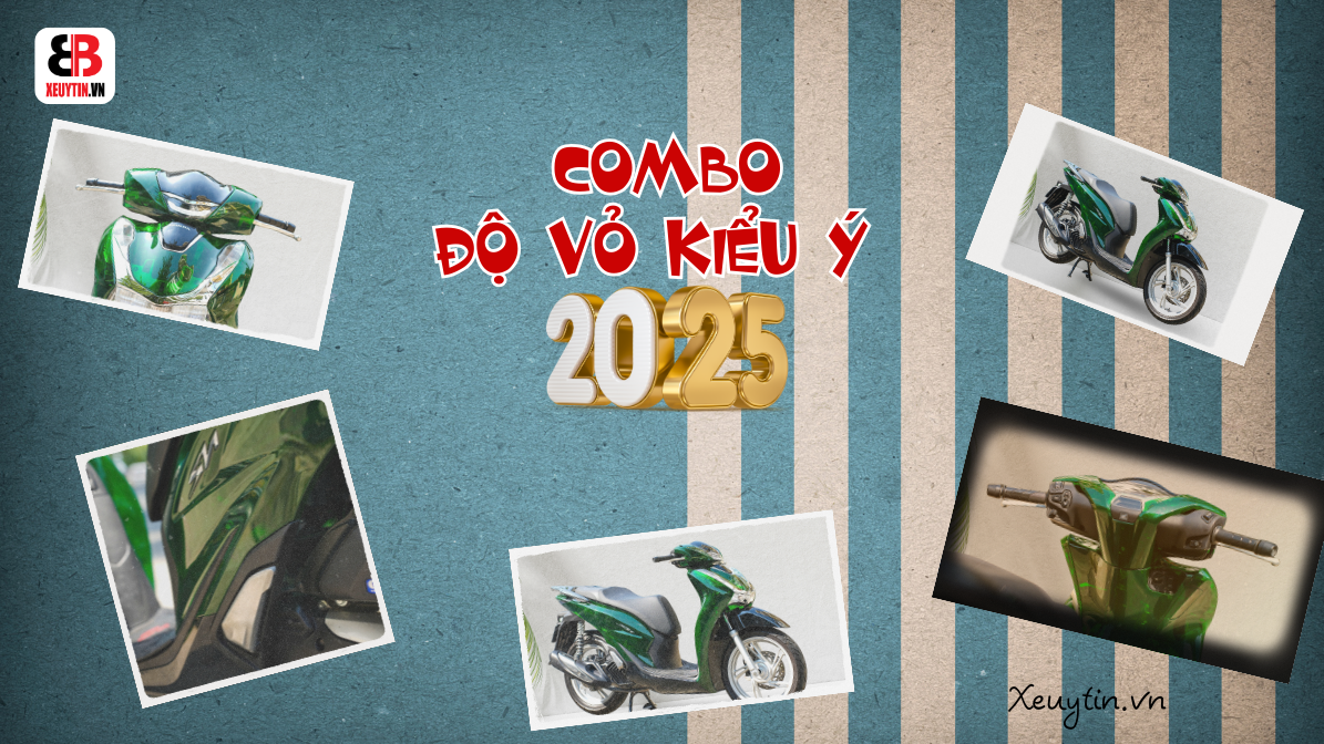 Combo Độ Vỏ SH Kiểu Ý Hot 2025 – Xu Hướng Đẳng Cấp Cho Dân Chơi Xe